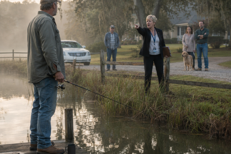 THE HOA KAREN SCREAMED “COMMUNITY PROPERTY” AT MY PRIVATE FISHING LAKE—THEN HER OWN SECRET CONTRACTS DESTROYED HER