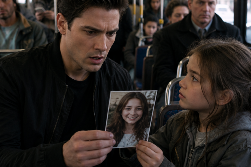 YOUNG BILLIONAIRE BOARDS A BUS—THEN A POOR GIRL’S PHOTO LEAVES HIM COMPLETELY SHOCKED
