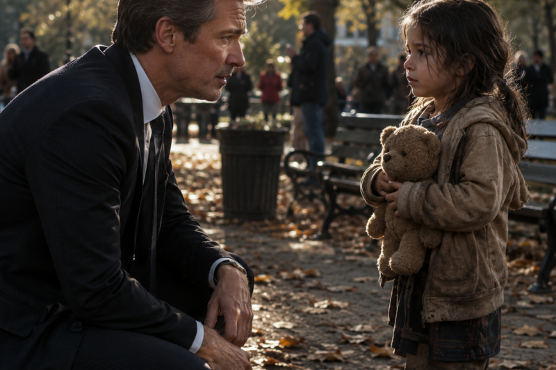 A DYING BILLIONAIRE BEGGED A HUNGRY LITTLE GIRL TO CALL HIM DAD—HER ANSWER LEFT EVERYONE IN TEARS