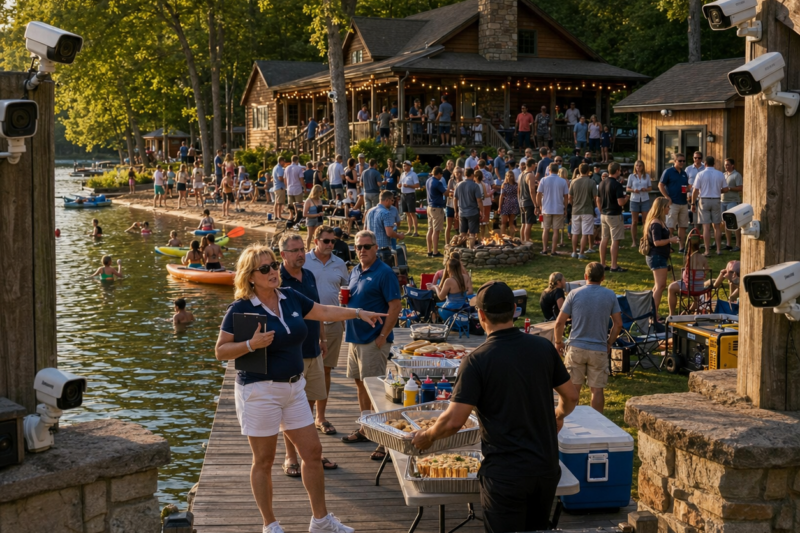 HOA KAREN THREW A 3-DAY PARTY AT MY LAKE CABIN—SIX CAMERAS RECORDED EVERY SECOND