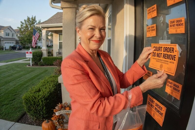 SHE TORE COURT-ORDERED NOTICES OFF MY HOUSE—THEN THE POLICE ARRIVED AND THE HOA COLLAPSED