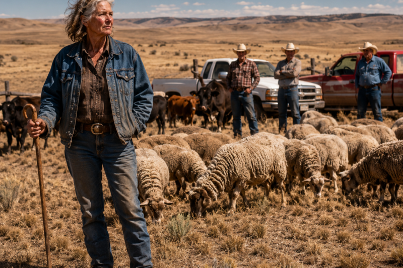 NO ONE IN MONTANA UNDERSTOOD WHY SHE RAN SHEEP WITH CATTLE — UNTIL THE 1988 DROUGHT PROVED HER RIGHT