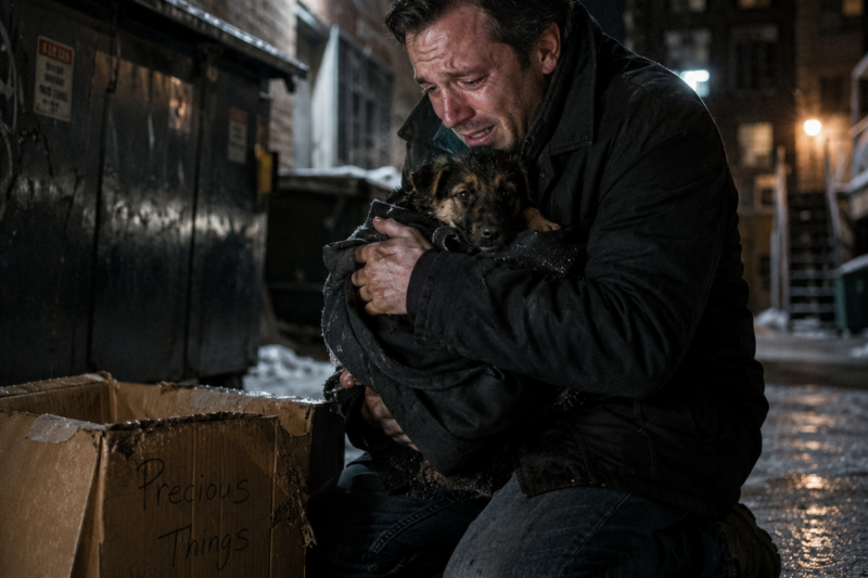 I Found A Dying Puppy In A Box Marked “Precious Things”—And Saving Him Became The Reason I Stayed Alive