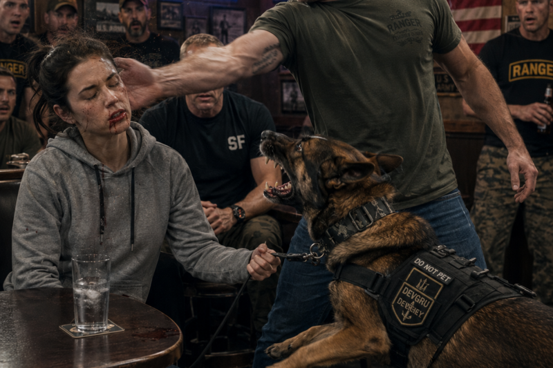 A SLAP IN THE BAR TRIGGERED A K9 ATTACK—SHE WAS NO ORDINARY GIRL, SHE WAS TIER 1 SEAL