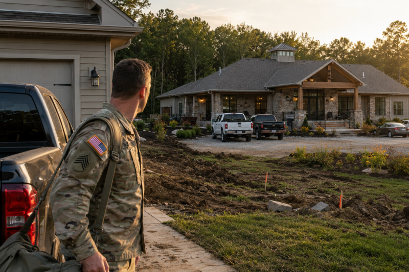 I CAME BACK FROM DEPLOYMENT—THE HOA HAD BUILT A CLUBHOUSE ON MY LAND, SO NOW THEY PAY ME RENT FOR AS LONG AS IT STANDS