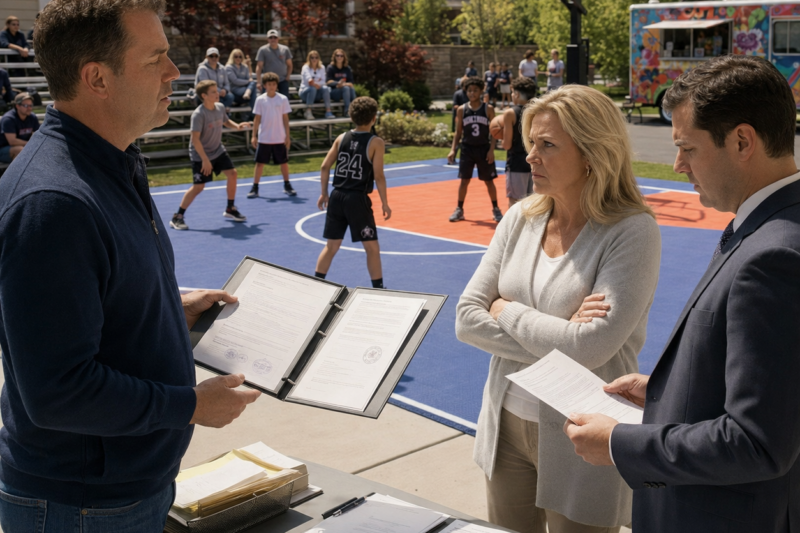 HOA FINED ME $150 A DAY TO REMOVE MY BASKETBALL HOOP—SO I BUILT A COURT THEY COULDN’T STOP