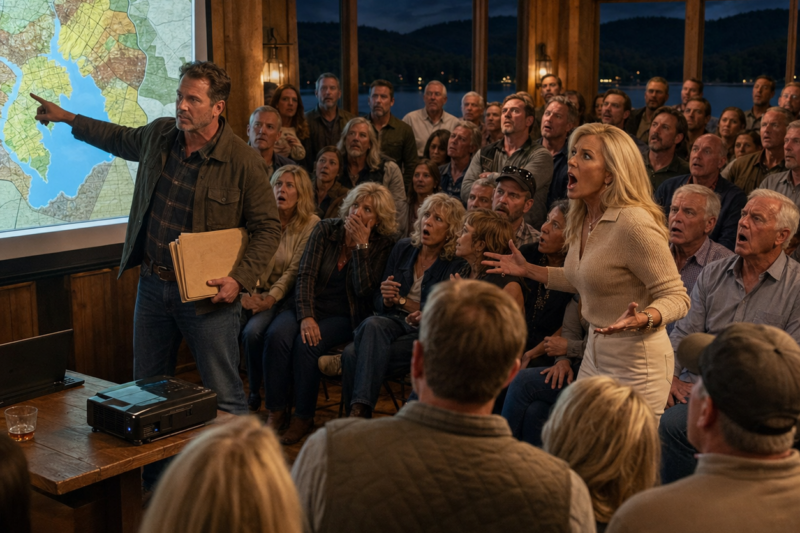 HOA CALLED 911 WHILE I MOVED INTO MY LAKE CABIN—THEY DIDN’T KNOW MY GRANDFATHER OWNED THE ENTIRE BLOC