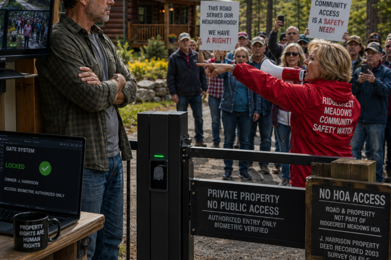 HOA KAREN CALLED THE POLICE OVER MY CABIN KEYS—SO I INSTALLED A LOCK SHE COULDN’T BEAT