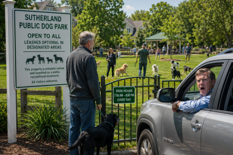 HOA FINED ME $300 FOR MY DOG’S BARKING—SO I BOUGHT THEIR GREEN SPACE AND TURNED IT INTO A PUBLIC DOG PARK