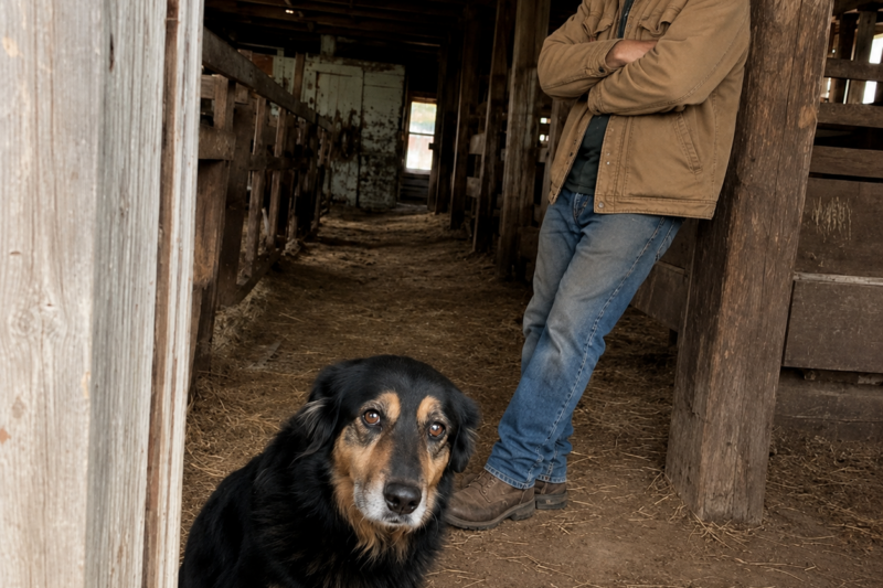 After I Sold Every Cow on My Farm, My Dog Walked Into the Empty Barn Every Morning and Cried