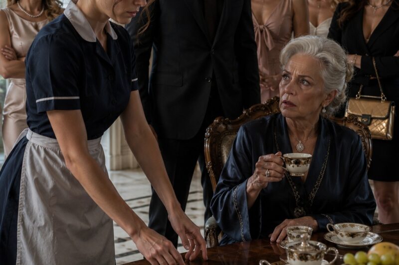 Five women touched the Moretti family ring, and only the laundry girl gave it back