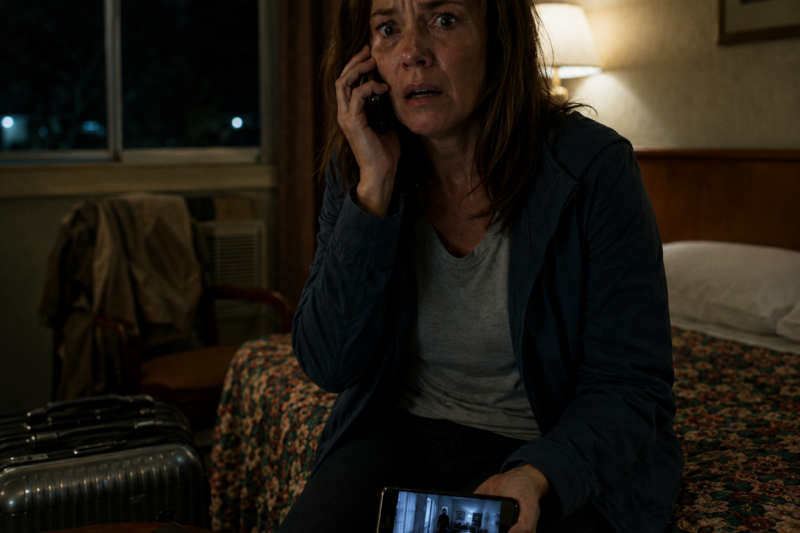 MY DAUGHTER THOUGHT I LEFT FOR NINE DAYS. I NEVER BOARDED THE FLIGHT. MY NEIGHBOR CALLED AND SAID, “THERE’S A MAN IN A SUIT WALKING THROUGH YOUR HOUSE RIGHT NOW.” WHEN I HEARD WHAT SHE SAID ABOUT ME… I SAT IN THAT MOTEL ROOM AND COULDN’T MOVE.