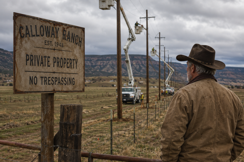 HOA USED MY 1,750-ACRE RANCH FOR POWER LINES—SO I LEGALLY SHUT DOWN THEIR ENTIRE GRID