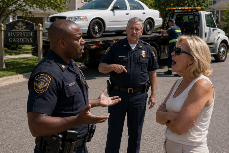 PART2 KAREN TOWED MY MARKED POLICE CRUISER—THEN MY CHIEF EXPLAINED SHE HAD JUST STOLEN CITY PROPERTY