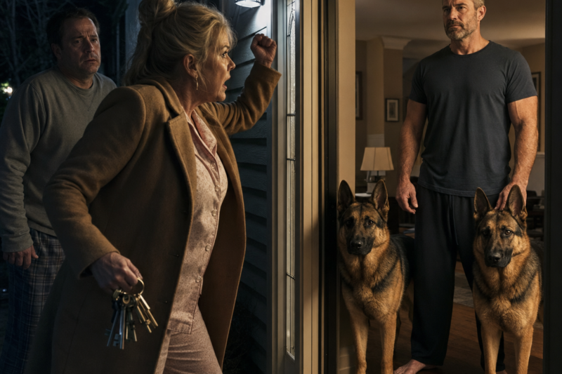HOA KAREN CAME TO MY DOOR AT 4 A.M. WITH A “MASTER KEY”—SHE FORGOT MY K9S WERE ON DUTY