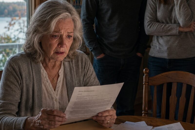 I found the hidden will while looking for a furnace receipt, and by the time I finished reading it, my forty-year marriage had become a stranger sitting at my kitchen table. The lake house where my grandchildren’s heights were marked in pencil had been left to a woman I had never heard of. Worse than that, my children already knew.