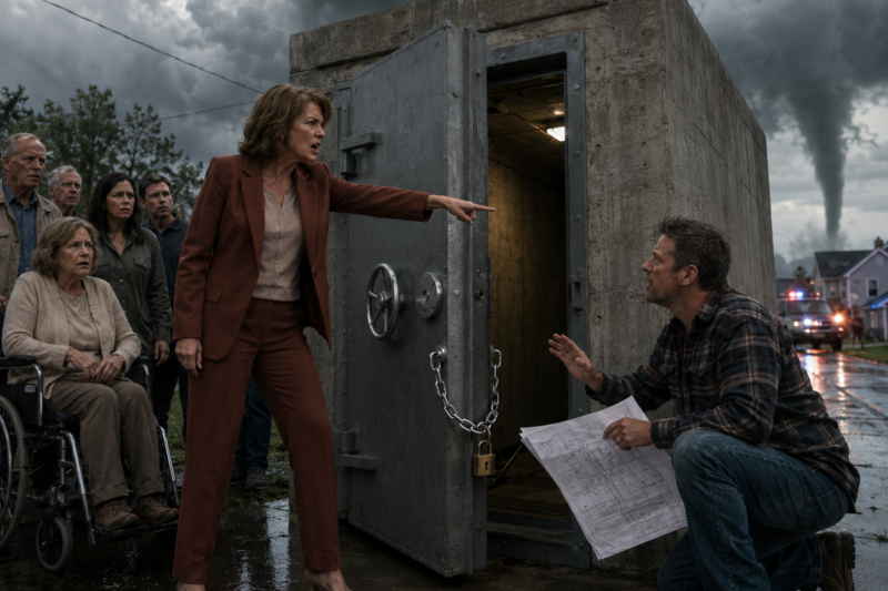 PART2: HOA KAREN LOCKED THE STORM SHELTER DURING A TORNADO WARNING—15 MINUTES LATER I CAME BACK WITH THE BADGE SHE NEVER SAW COMING
