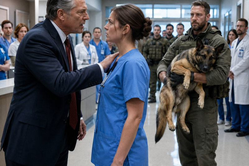 PART2: NURSE PUNISHED FOR SAVING A VETERAN’S K9 — MOMENTS LATER, SEALS TOOK OVER THE ER