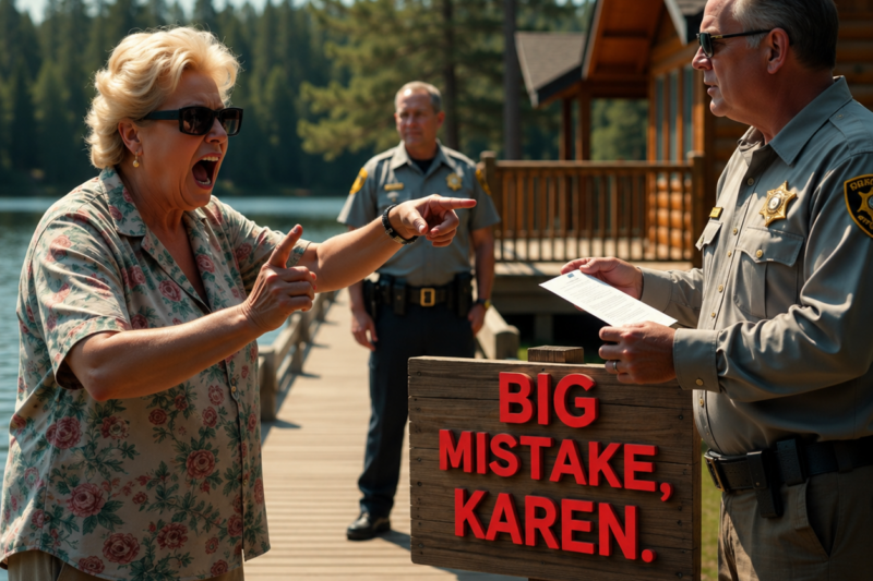 The HOA Sent Armed Guards to Evict Me From Grandpa’s Cabin—Then I Proved Their Million-Dollar Dock Was Built on My Water