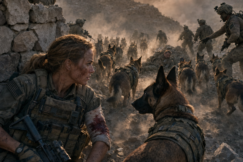 THEY HUMILIATED THE NEW GIRL—UNTIL A K9 CHARGED IN AND THE BASE WENT SILENT