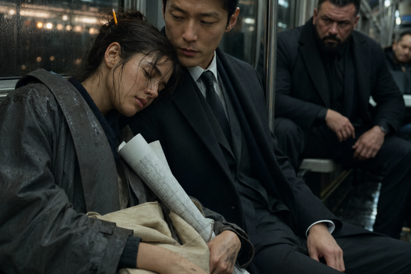 SHE FELL ASLEEP ON A STRANGER’S SHOULDER—BY MORNING, NEW YORK’S MOST FEARED MAN WAS WAITING FOR HER