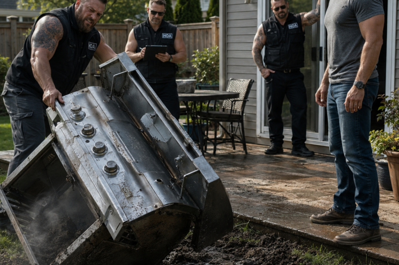 GREEN BERET CAUGHT FAKE HOA SCAMMERS DESTROYING HIS GRILL—THEN THEIR WHOLE EXTORTION RING COLLAPSED IN COURT