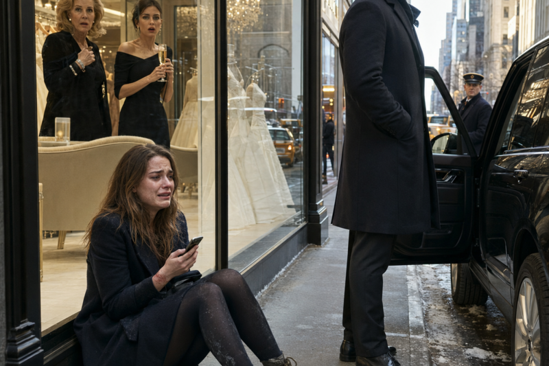 MY BEST FRIEND WATCHED THEM THROW ME ONTO THE SIDEWALK—THEN MY FIANCÉ’S CONVOY STOPPED TRAFFIC ON FIFTH AVENUE