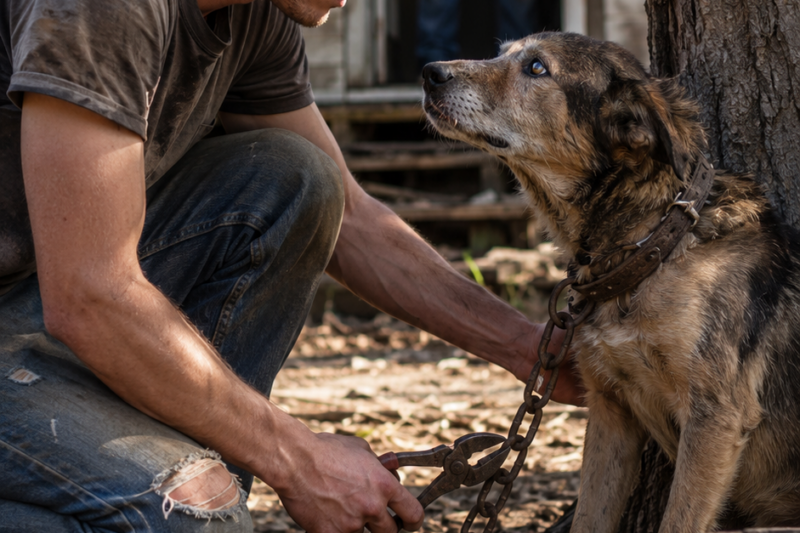 He Spent Three Years Chained To A Tree—When I Came To Free Him, He Didn’t Believe Freedom Was Real