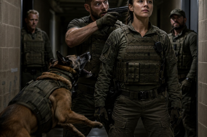 “BACK OFF RIGHT NOW!” SHE SCREAMED—THEN HER K9 LAUNCHED WITHOUT WARNING