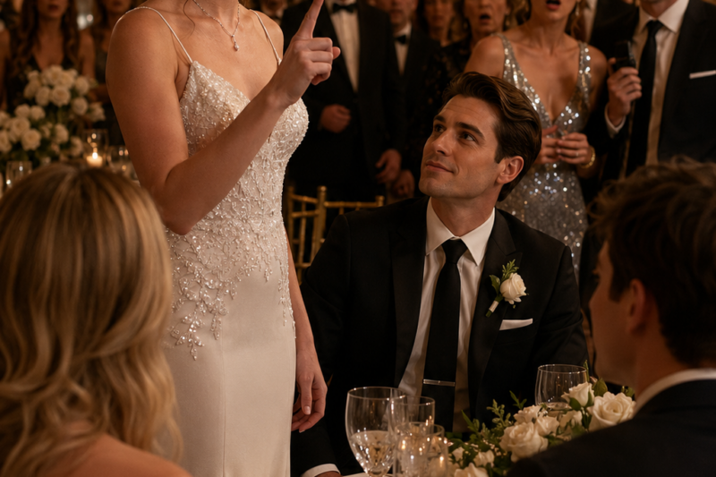 MY SISTER STOLE MY FIANCÉ AND MOCKED MY “WAITER” HUSBAND—THEN HE SMILED AND THE WHOLE BALLROOM WENT SILENT