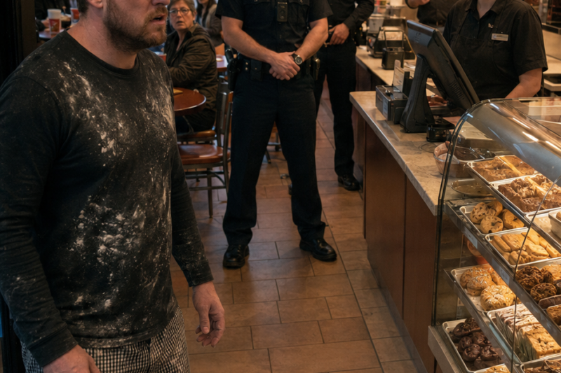 The Fired Baker Came Back With a Bat Over a Paycheck — Then Found Two Police Officers Waiting for Him