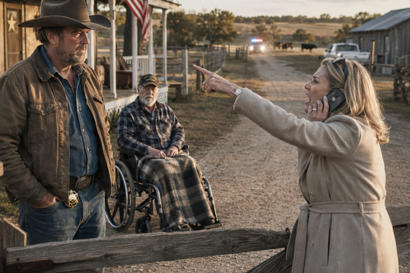 STELLA WORTHINGTON CALLED 911 AND DEMANDED I LEAVE MY OWN RANCH. SHE SAID HER SON NEEDED MY LAND MORE THAN MY DISABLED VETERAN BROTHER NEEDED PEACE. SHE DIDN’T KNOW SHE HAD BEEN HARASSING THE COUNTY SHERIFF FOR MONTHS.