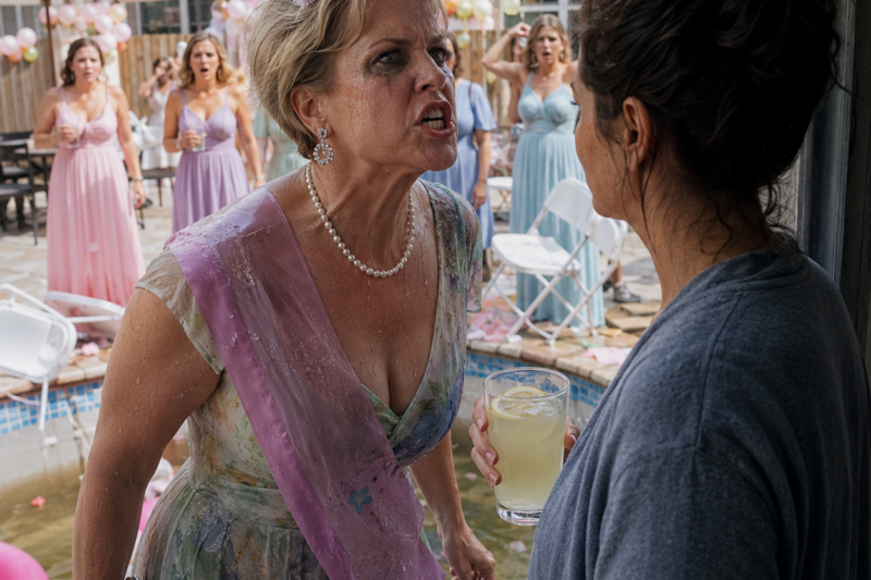 Karen Turned My Private Pool Into Her Bridal Shower—So I Drained It While She Was Holding the Microphone