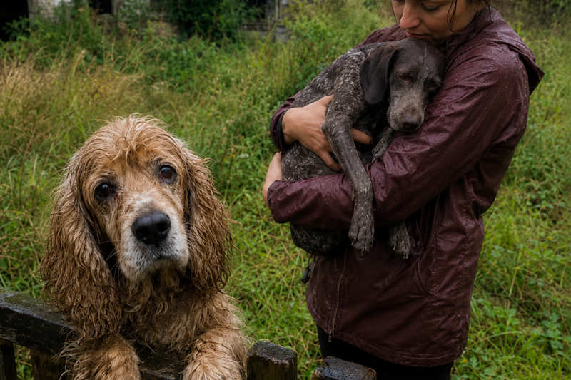 Behind a Locked Gate for 18 Days, Two Abandoned Dogs Waited for Someone to Hear Them