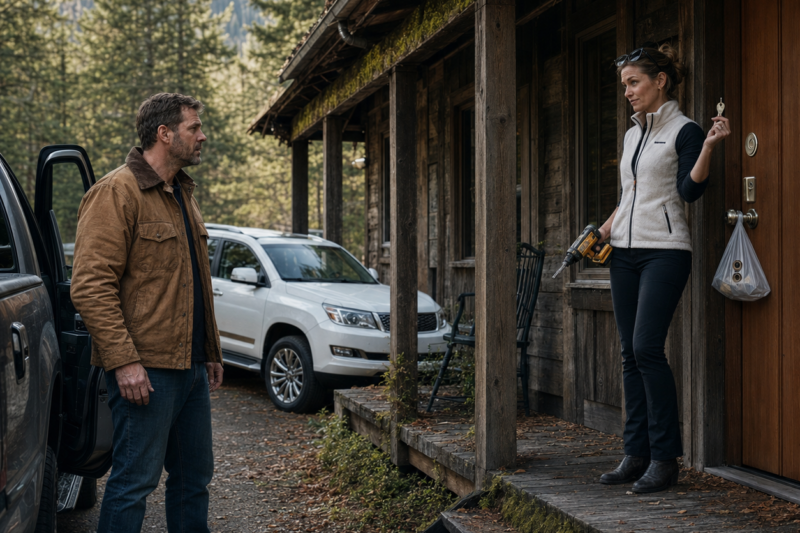 I BOUGHT AN ABANDONED FOREST LODGE—CAME BACK TO KAREN INSTALLING NEW LOCKS ON MY DOOR