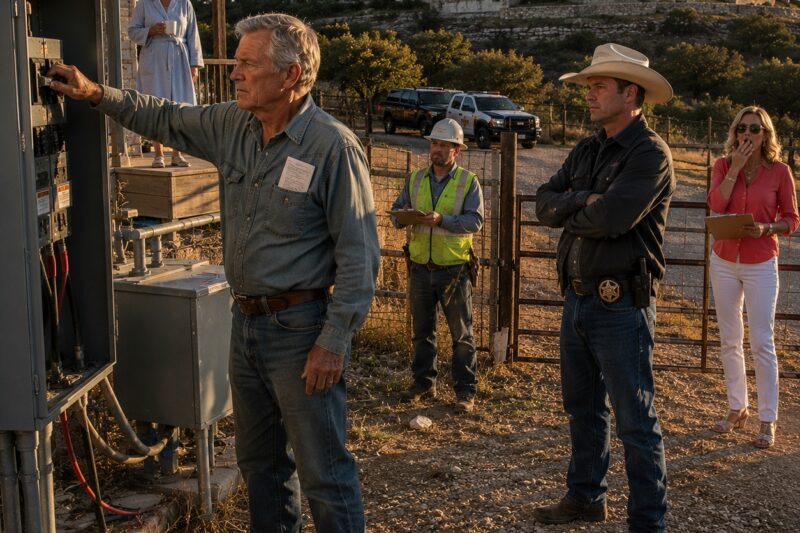 The HOA president cut the power line to my machine shop and smiled like she had just put an old rancher in his place