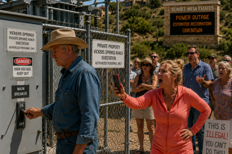 HOA KAREN CUT MY POWER LINES TO “TEACH ME A LESSON”—SO I SHUT DOWN THE ILLEGAL SUBSTATION FEEDING HER WHOLE NEIGHBORHOOD